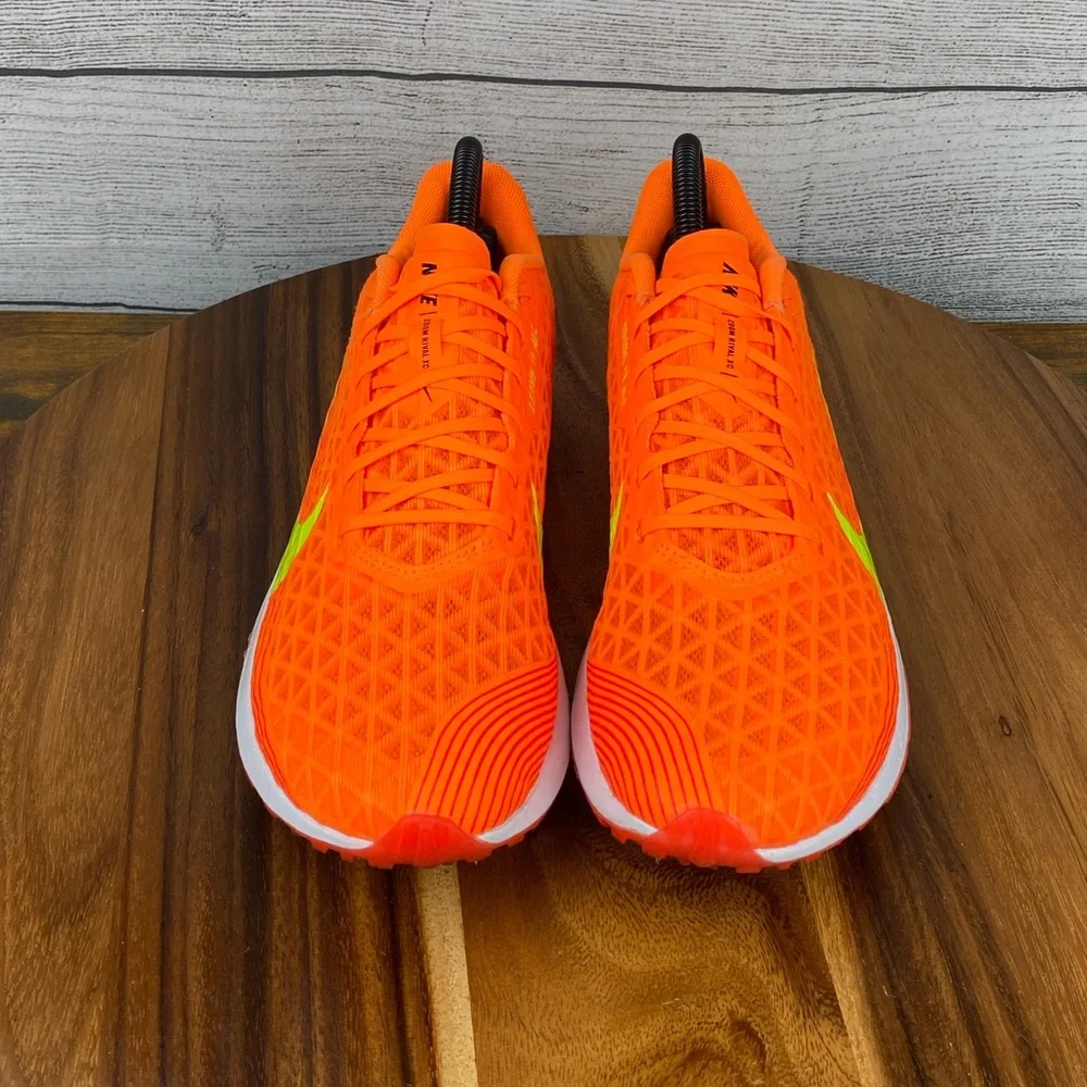 Nike Zoom Rival XC 5 Total Orange Volt Track Spikes CZ1795-801 Men’s Shoe Size 8